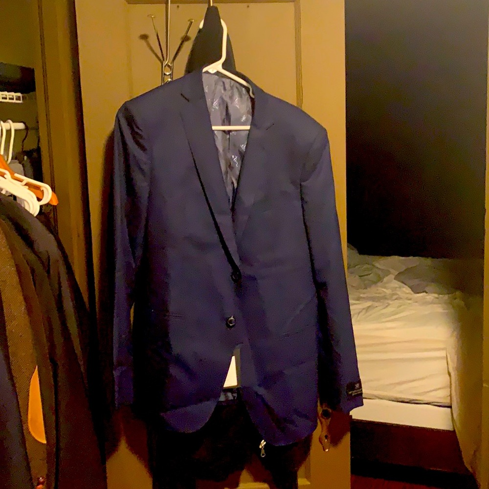 John Varvatos Soho navy blazer